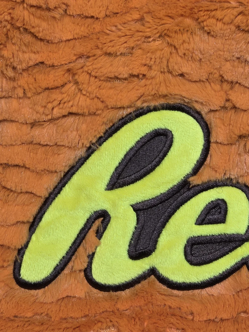 Plush Orange Throw Blanket